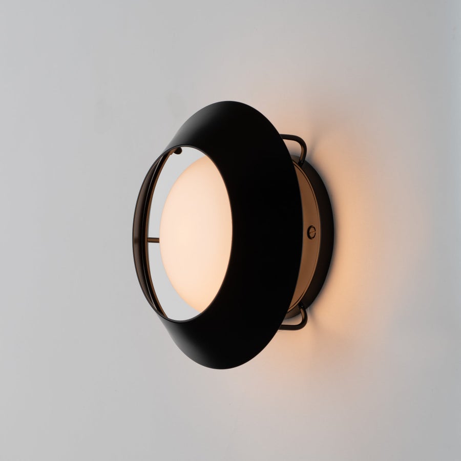 Schoolhouse Alfred Wall Sconce — SH148282-BK-ST