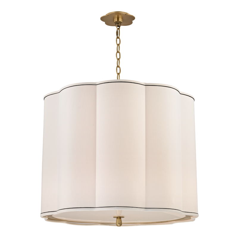 Hudson Valley Lighting Sweeny Chandelier — Aged Brass