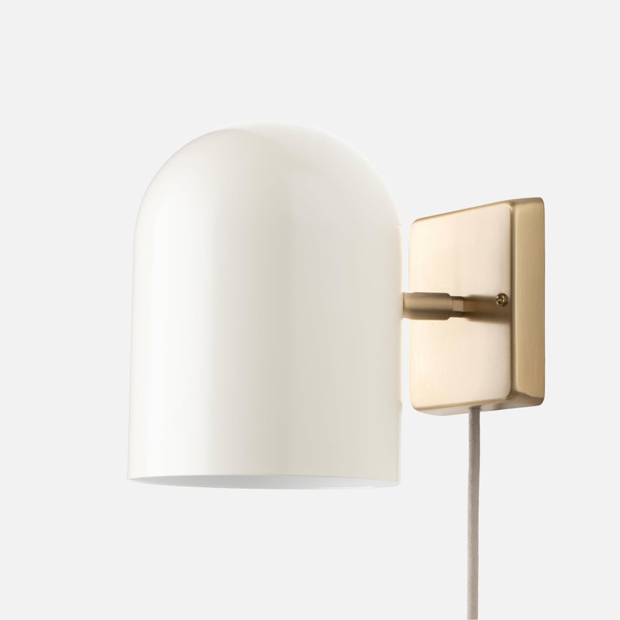 Schoolhouse Allegheny Plug-in Sconce — SH142102-SWT-ST/NB