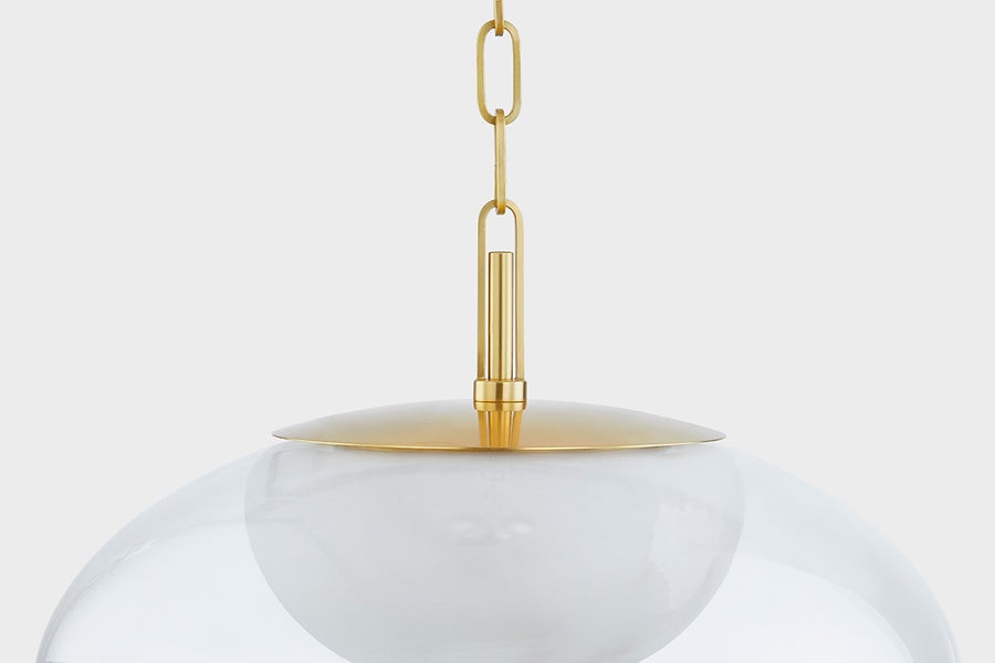 Hudson Valley Lighting MOORE Pendant — Aged Brass