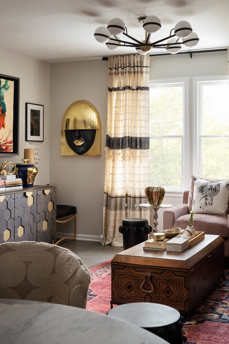 Troy Lighting Ace Chandelier — F5304-TBZ/BBA