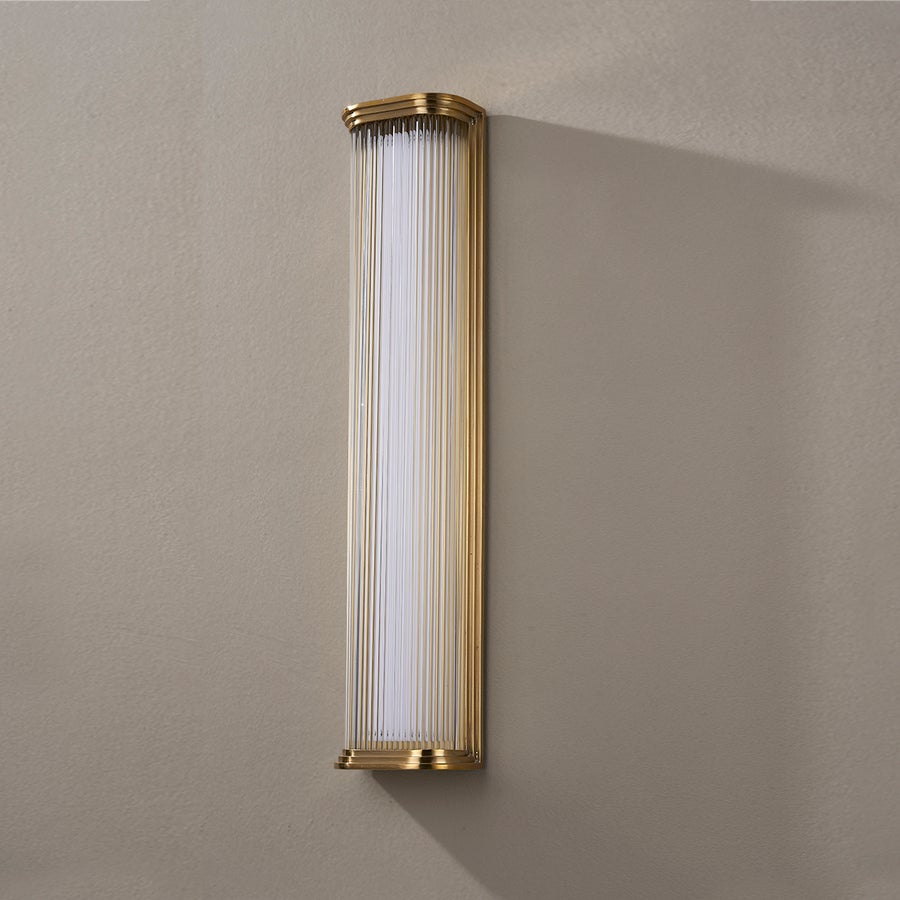 Hudson Valley Lighting Newburgh Bath and Vanity — Aged Brass