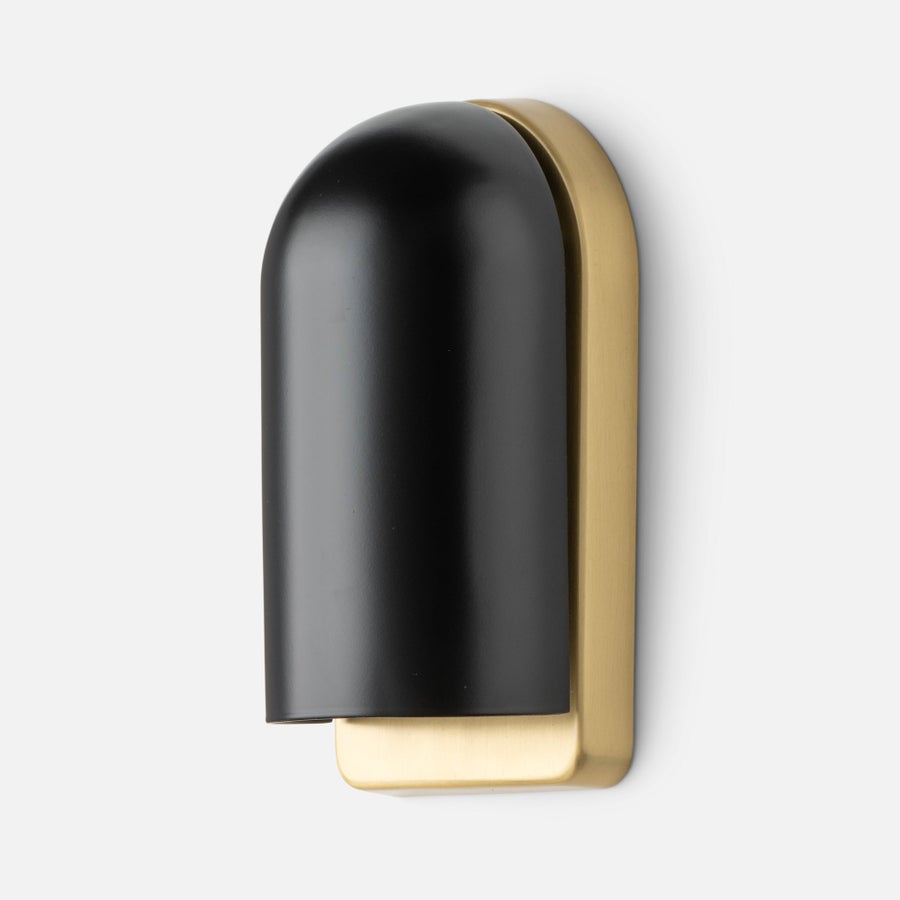 Schoolhouse Allegheny Wall Sconce — SH142165/BK-ST/NB
