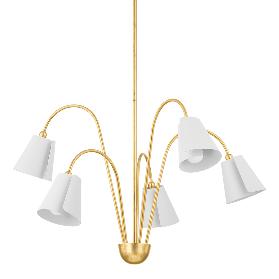 Mitzi Lila Chandelier — H852805-GL/TWH