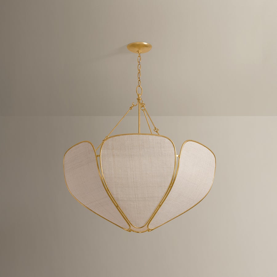Hudson Valley Lighting Bayville Pendant — Vintage Gold Leaf