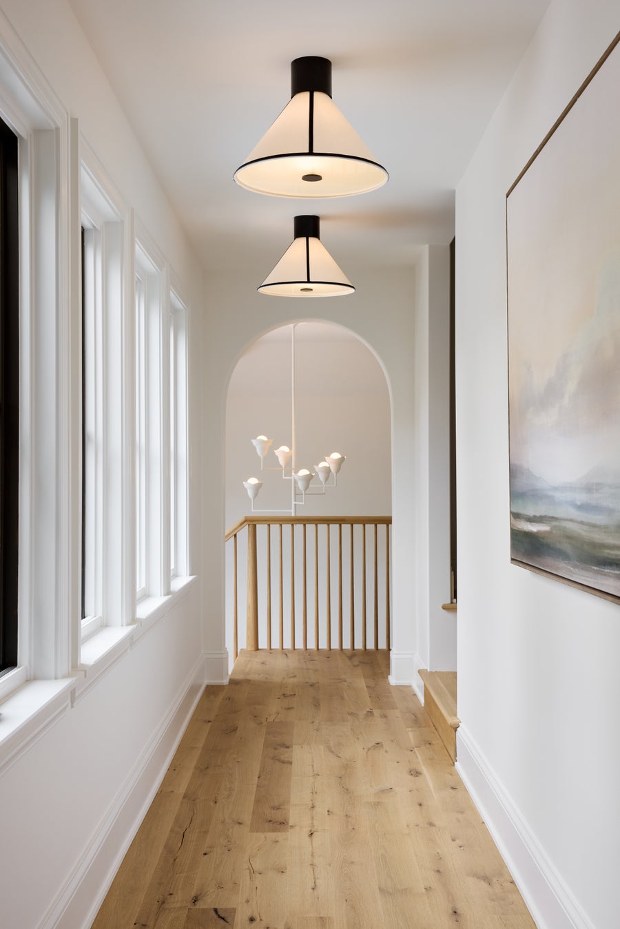 Hudson Valley Lighting ALORA Chandelier — White Plaster
