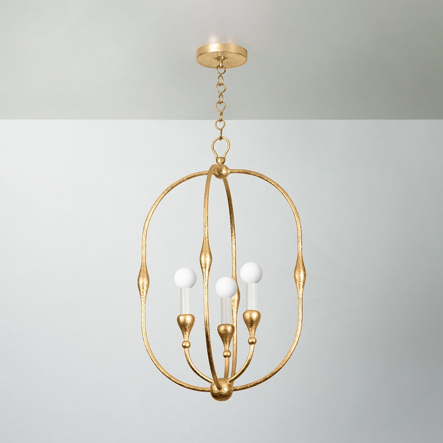 Hudson Valley Lighting BALTIC Pendant — Vintage Gold Leaf