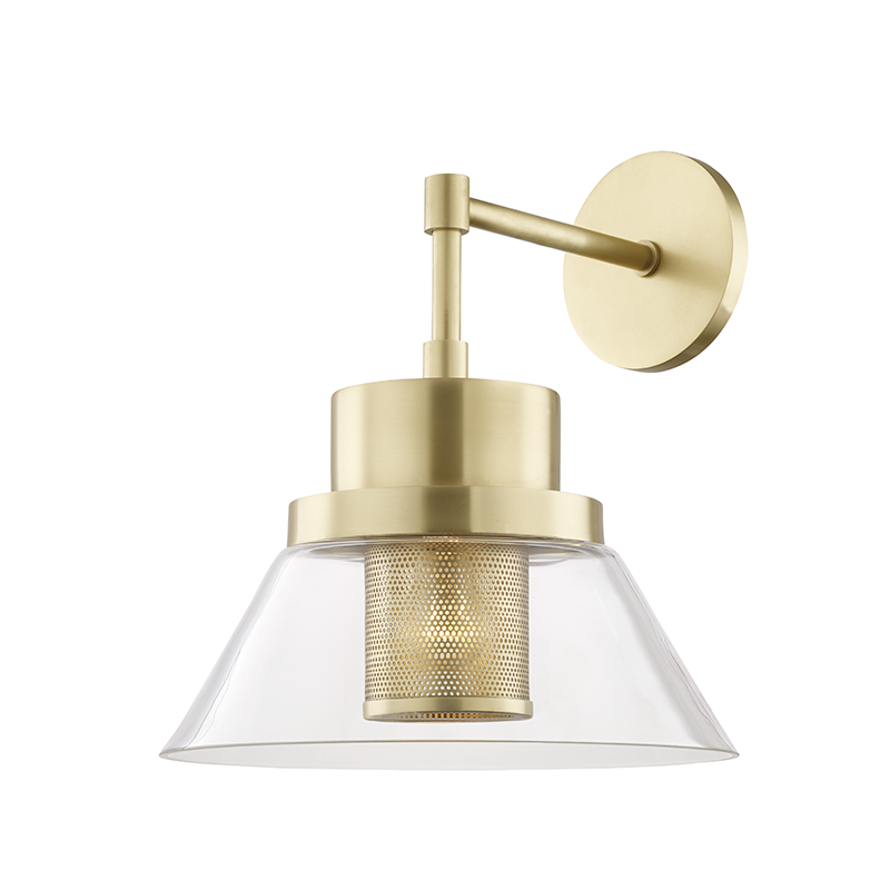 Hudson Valley Lighting Paoli Wall Sconce — Aged Brass