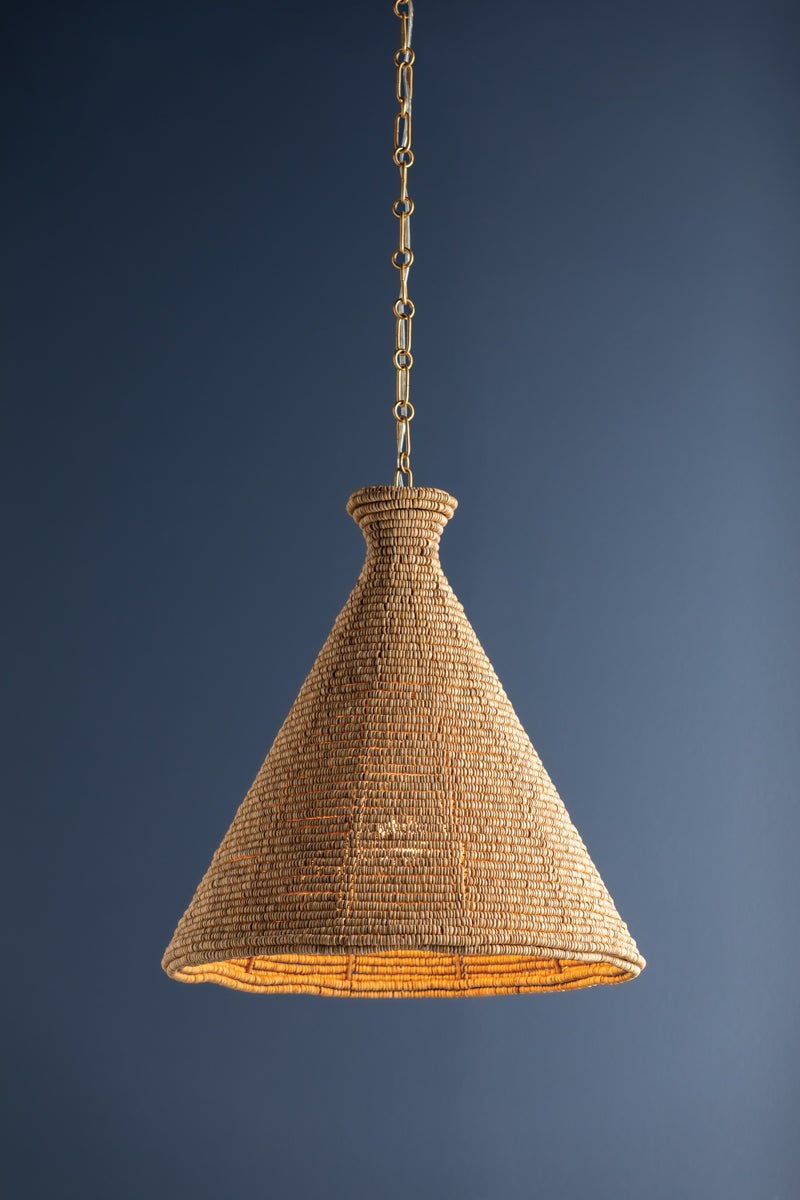 Hudson Valley Lighting TALLMAN PENDANT — Vintage Gold Leaf