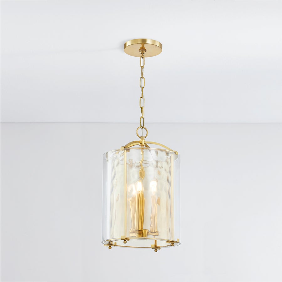 Hudson Valley Lighting RAMSEY Lantern — Aged Brass