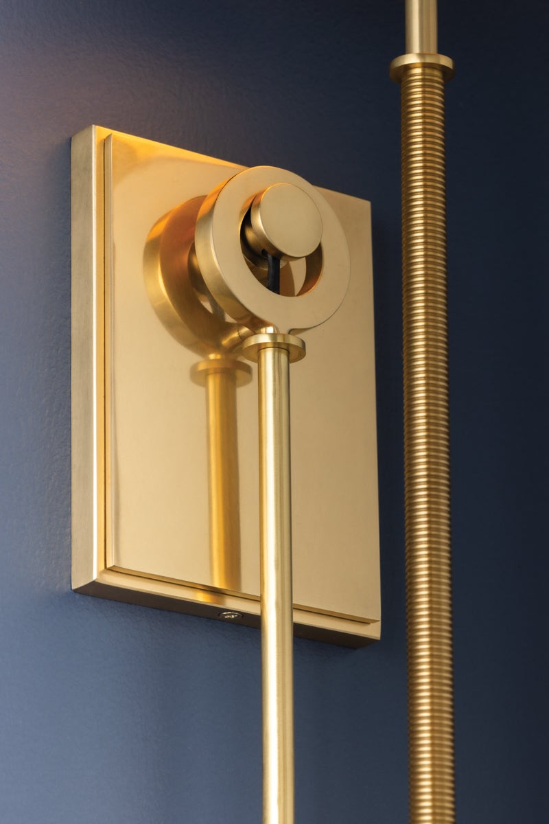 Hudson Valley Lighting GLENMONT Wall Sconce — Aged Brass