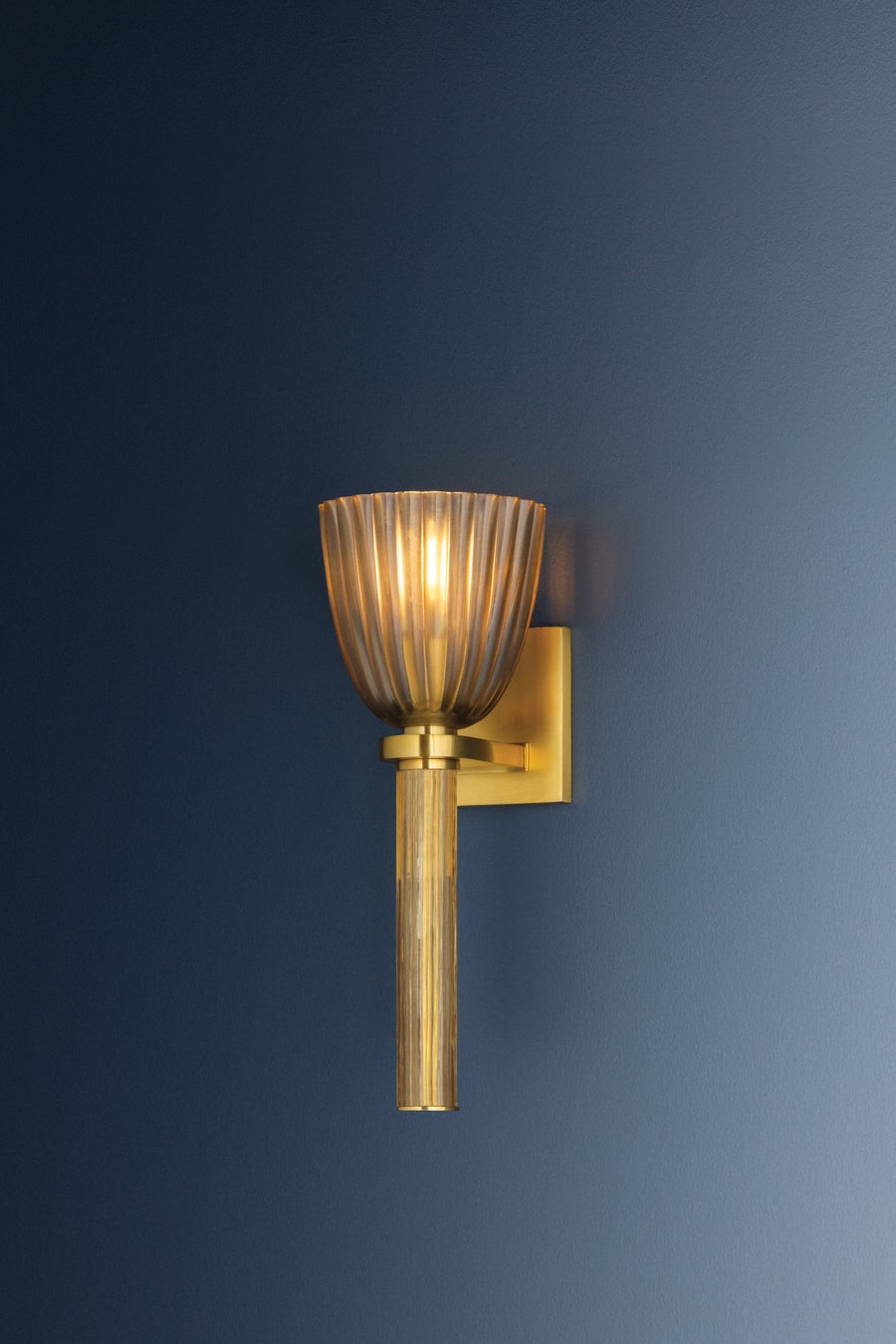 Hudson Valley Lighting COLUMBUS Wall Sconce — Aged Brass