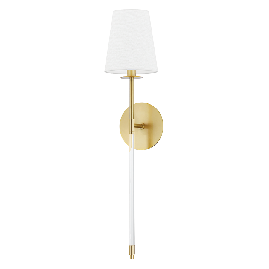 Hudson Valley Lighting Niagara Wall Sconce — Aged Brass
