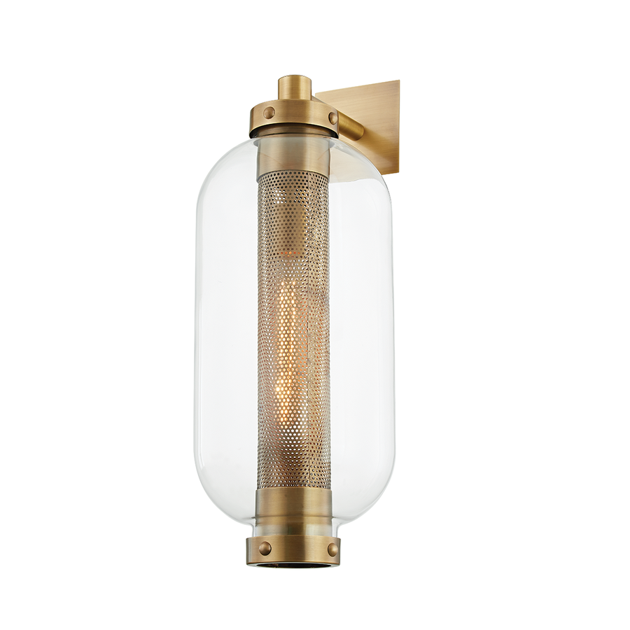 Troy Lighting Atwater Exterior Wall Sconce — B7032-PBR