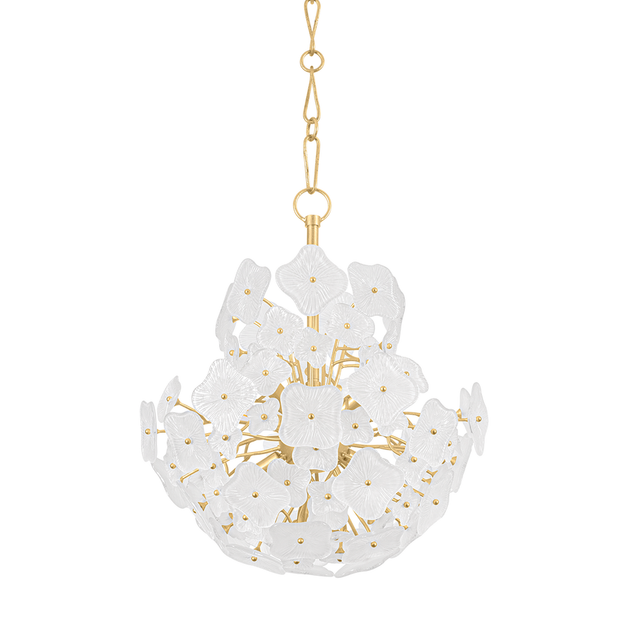 Hudson Valley Lighting BARRYTOWN Chandelier — Vintage Gold Leaf