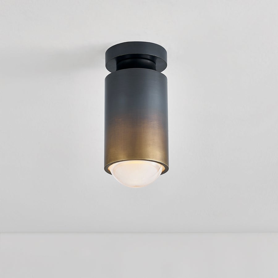 Hudson Valley Lighting WHATELY FLUSH MOUNT — Gradient Brass