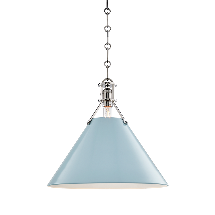 Hudson Valley Lighting Painted No.2 Pendant — MDS352-PN/BB
