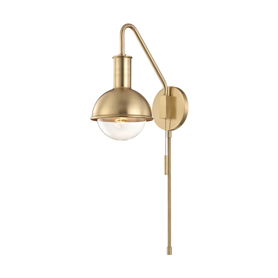 Mitzi Riley Plug-In Sconce — HL111101-AGB