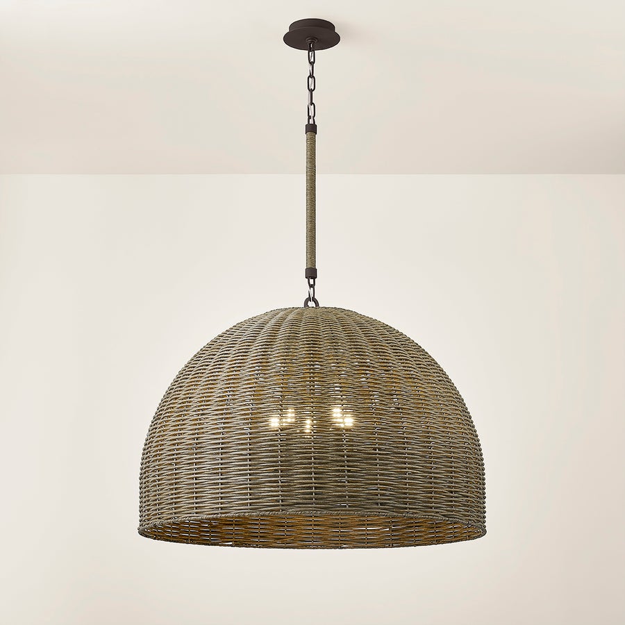 Troy Lighting Huxley Exterior Pendant — F2034-TBZ