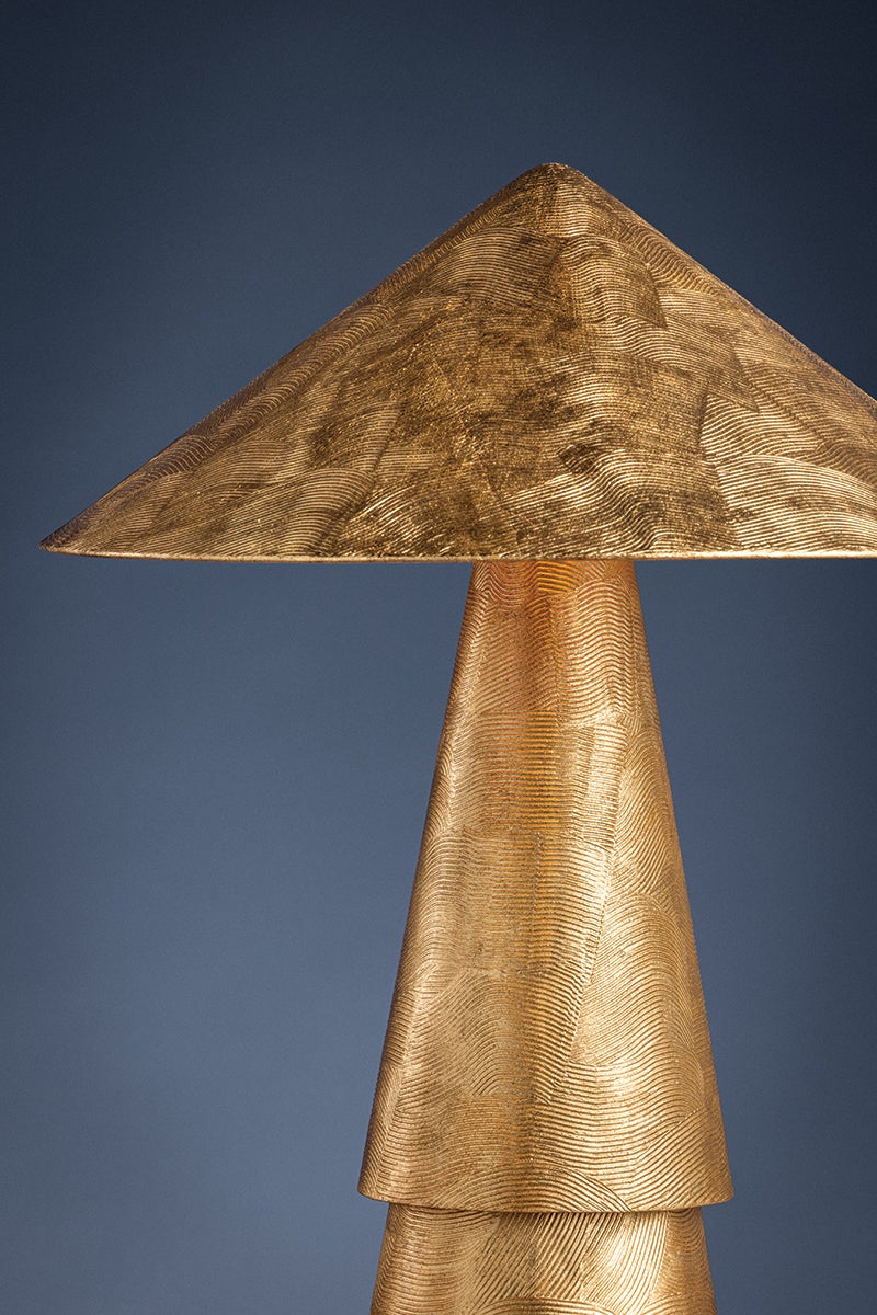 Hudson Valley Lighting FOXTON Table Lamp — Vintage Gold Leaf