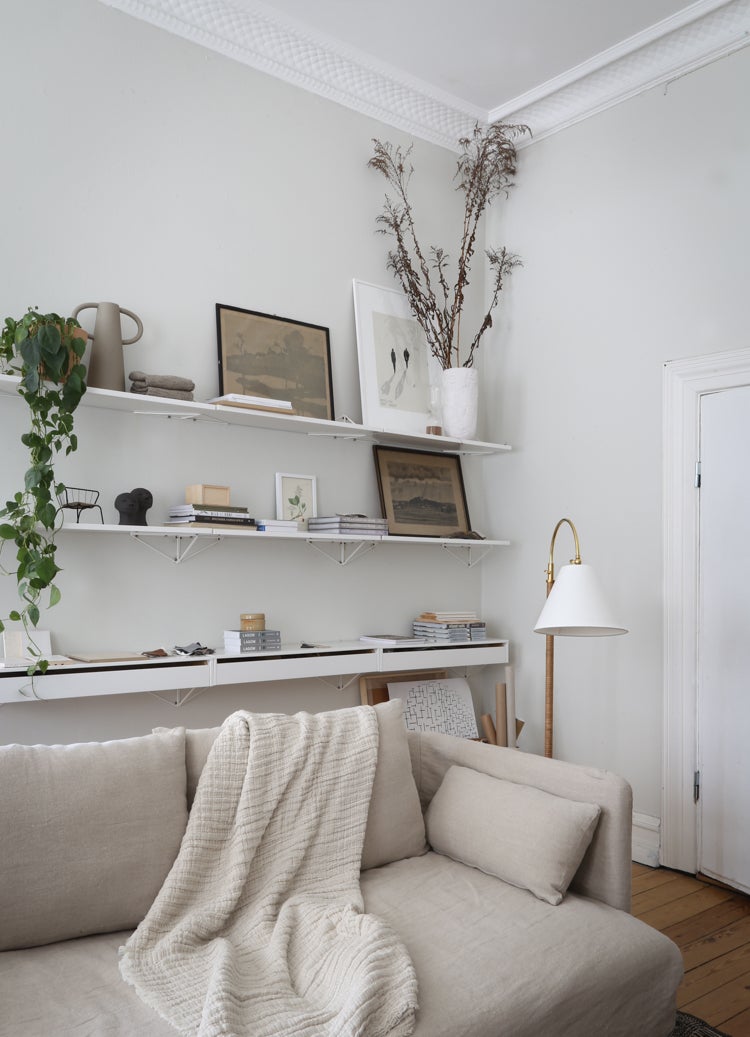 Hudson Valley Lighting Curves No.1 Floor Lamp — Aged Brass