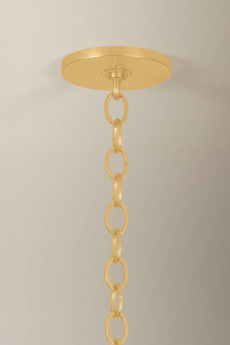 Hudson Valley Lighting Maywood Chandelier — Vintage Gold Leaf