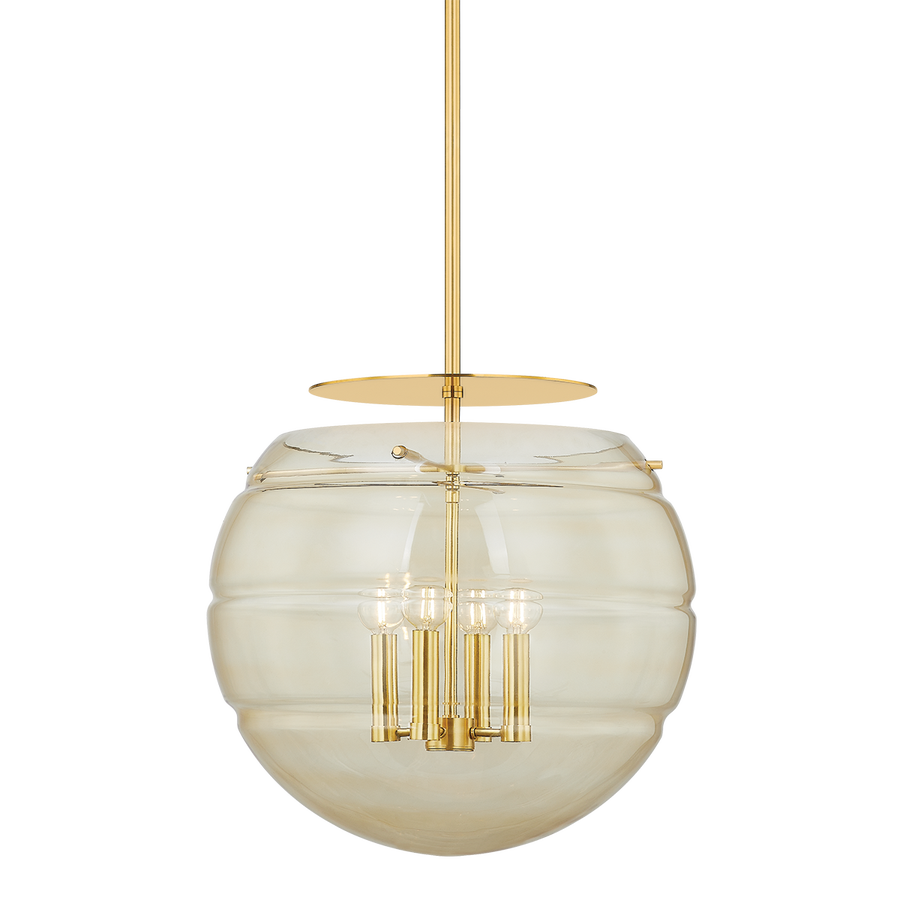 Hudson Valley Lighting GILL PENDANT — Aged Brass