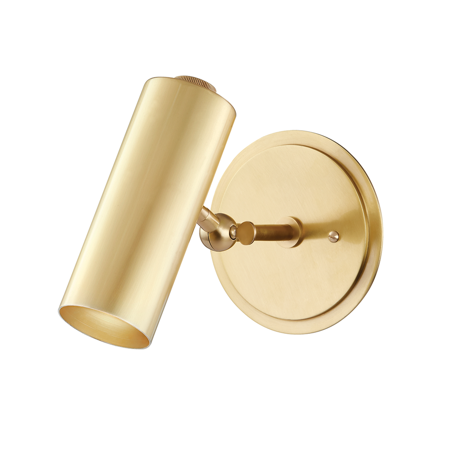 Hudson Valley Lighting Bushwick Wall Sconce — Aged Brass