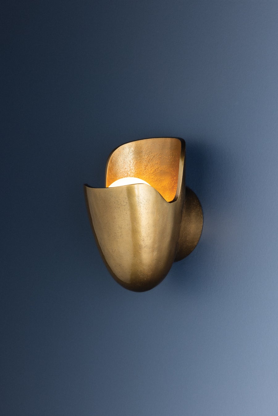 Hudson Valley Lighting Bideford Wall Sconce — Aged Brass