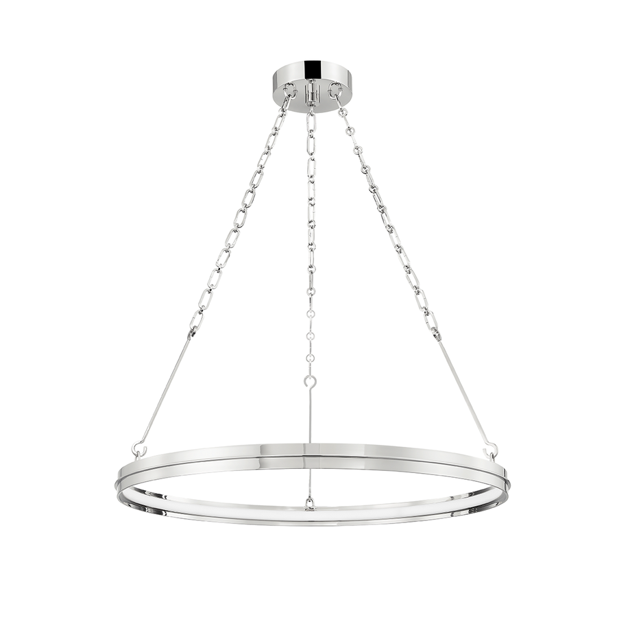 Hudson Valley Lighting Rosendale Chandelier — Polished Nickel