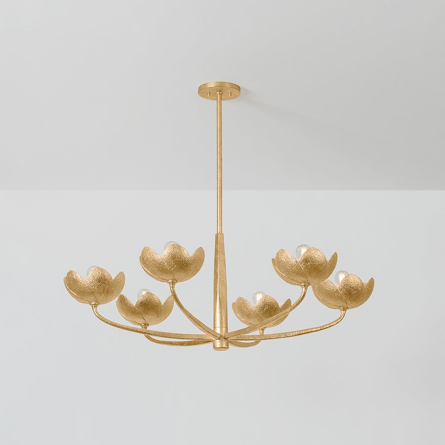 Troy Lighting ARCATA Chandelier — F2040-VGL