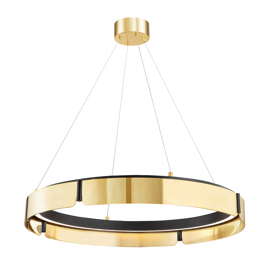 Hudson Valley Lighting Tribeca Chandelier — 2933-AGB/BK