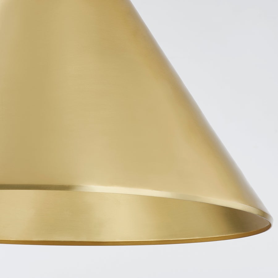 Hudson Valley Lighting METAL NO. 2 Pendant — Aged Brass