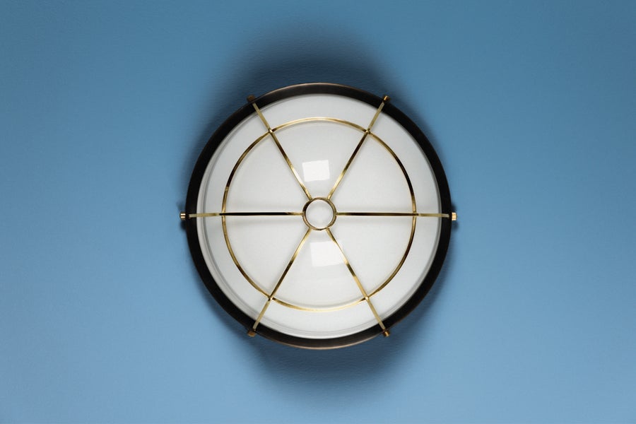 Hudson Valley Lighting HOLKHAM Flush Mount — MDS1501-AGB/DB