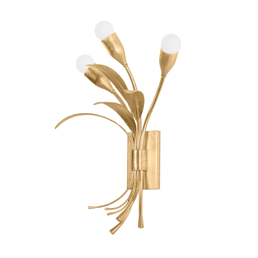 Hudson Valley Lighting BILSTON Wall Sconce — Vintage Gold Leaf