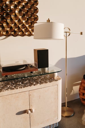 Libby vintage floor lamp top