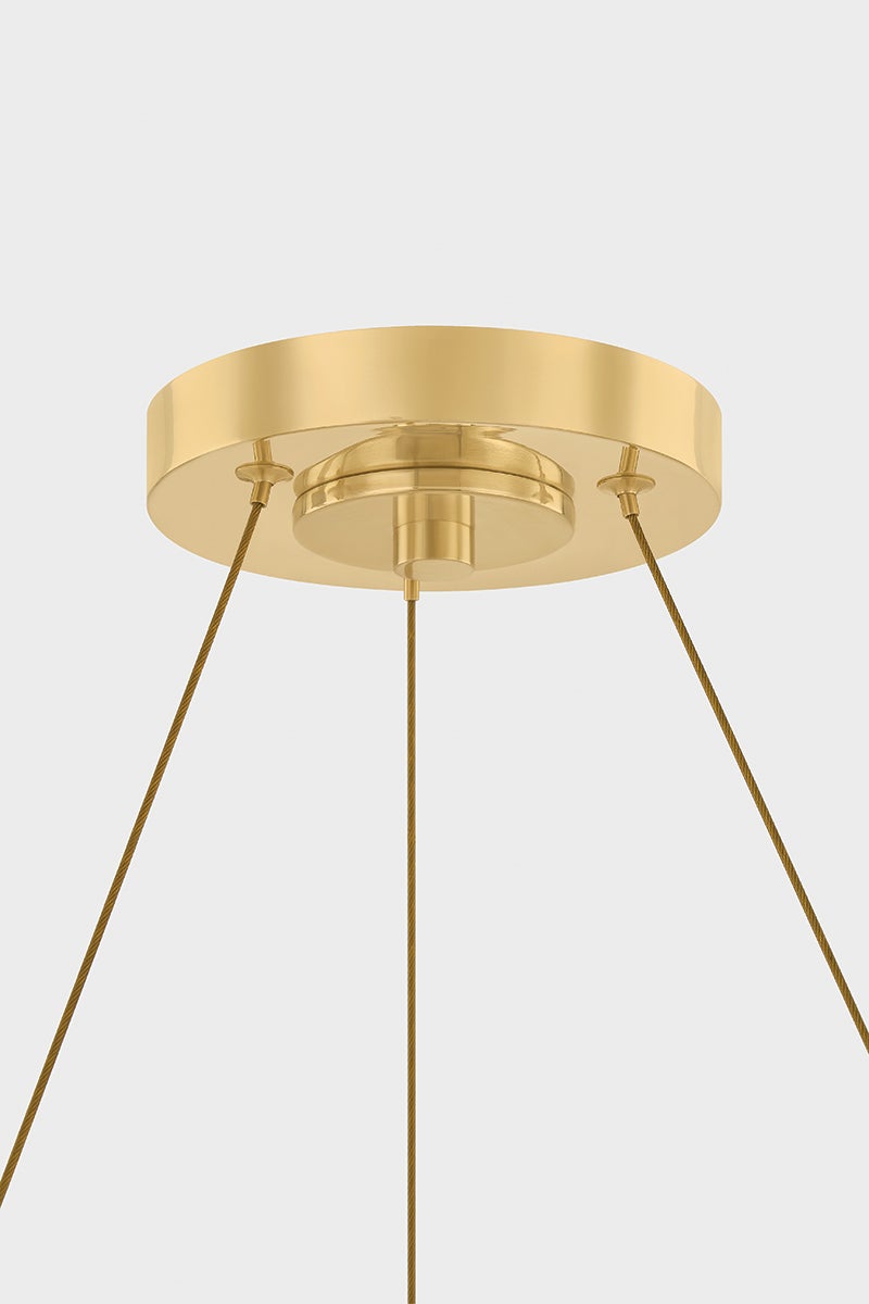 Hudson Valley Lighting Pacama Chandelier — Aged Brass