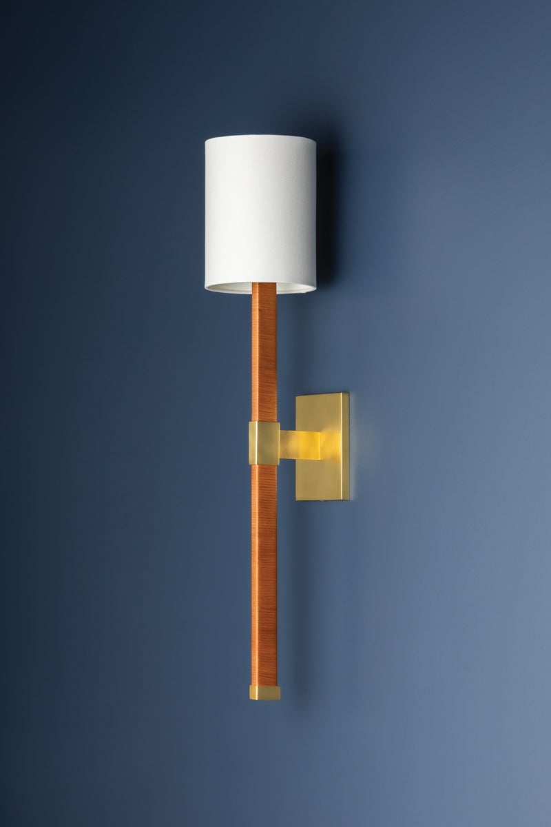 Hudson Valley Lighting MINNETONKA Wall Sconce — Aged Brass