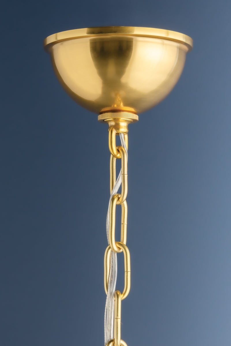 Hudson Valley Lighting Hagen Pendant — Aged Brass