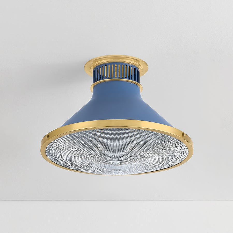 Hudson Valley Lighting Highclere Flush Mount — MDS2403-AGB/FBL