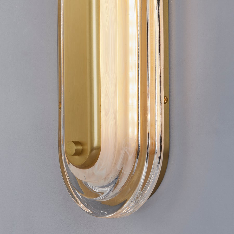 Hudson Valley Lighting Litton Wall Sconce — Aged Brass