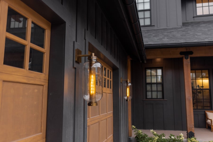 Troy Lighting Atwater Exterior Wall Sconce — B7033-PBR