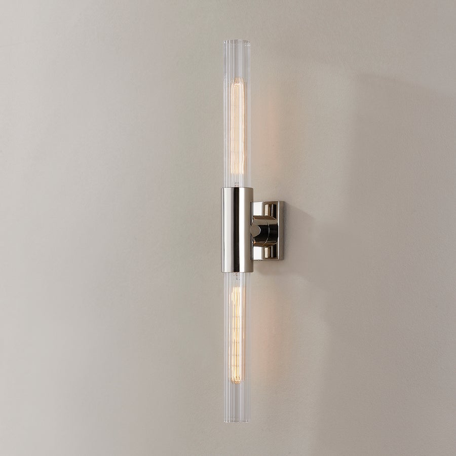 Hudson Valley Lighting Asher Wall Sconce — Polished Nickel