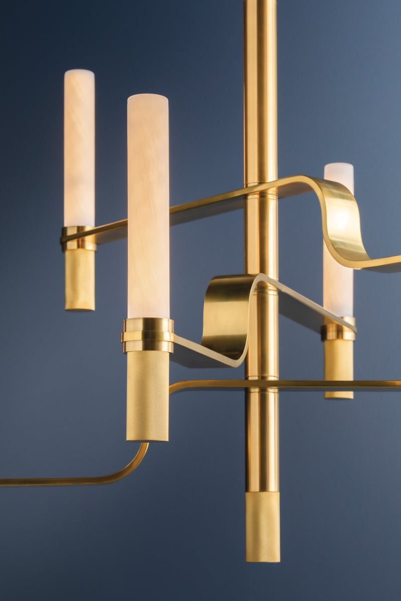 Hudson Valley Lighting ALLENTOWN Chandelier — Aged Brass
