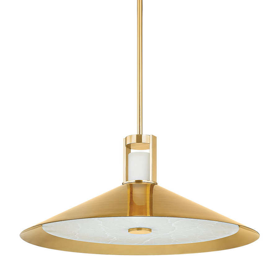 Hudson Valley Lighting CLERMONT PENDANT — Aged Brass