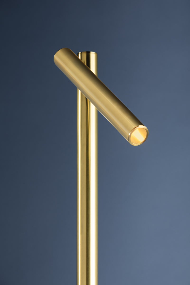 Hudson Valley Lighting CIRCLEVILLE Floor Lamp — Aged Brass