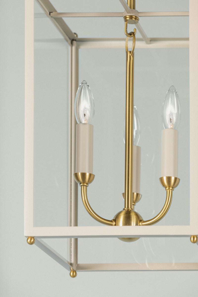 Hudson Valley Lighting CHASELTON Lantern — MDS1200-AGB/OW