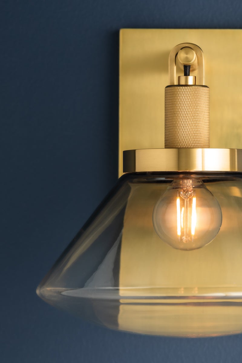 Hudson Valley Lighting MENDON WALL SCONCE — Aged Brass