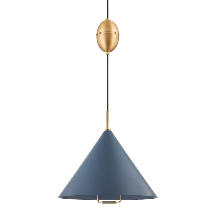 Troy Lighting FONTANA Pendant — F7618-PBR/SBL