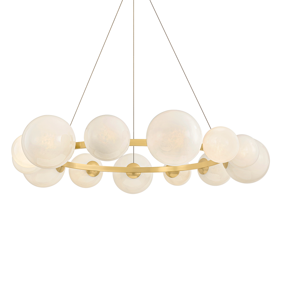 Hudson Valley Lighting Pacama Chandelier — Aged Brass
